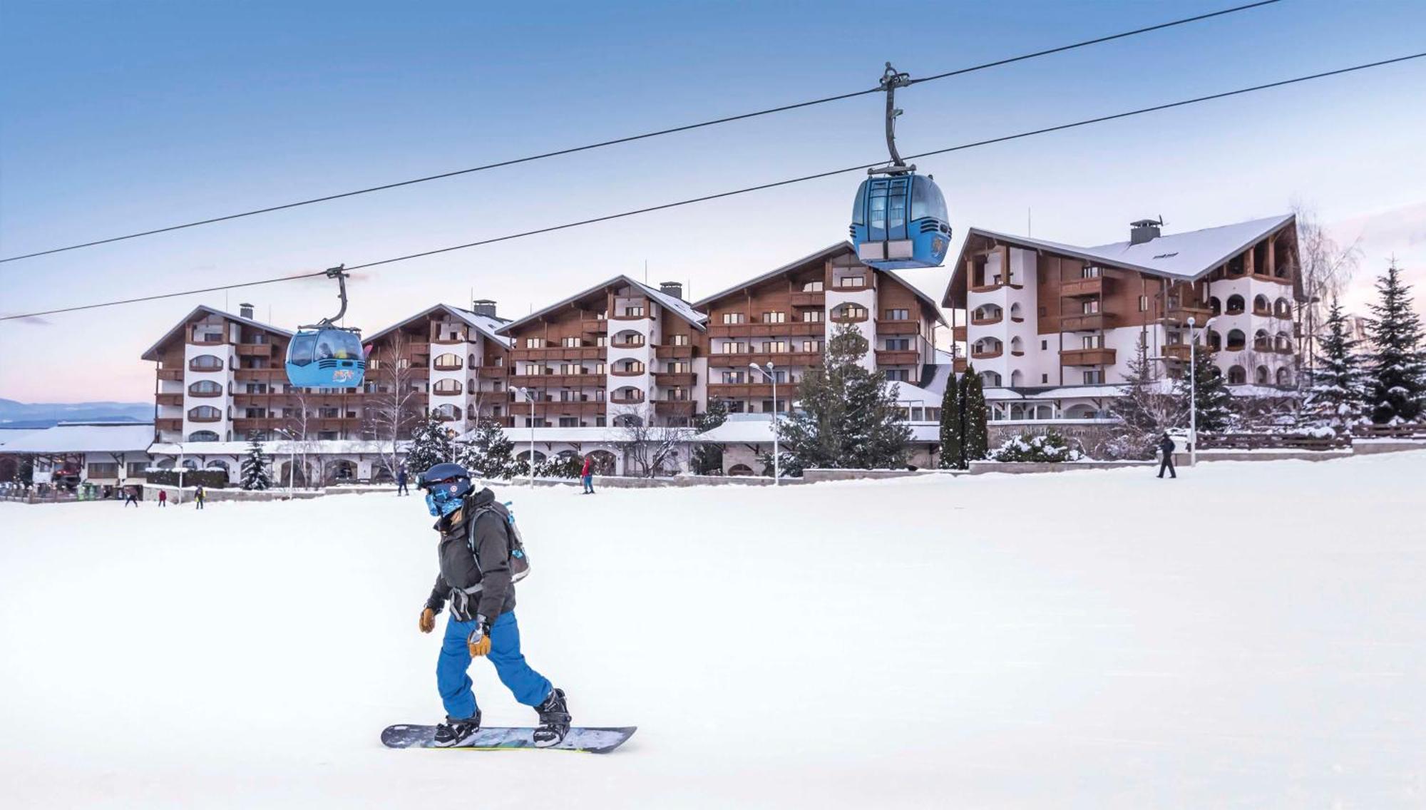 Kempinski Hotel Grand Arena Bansko Ngoại thất bức ảnh The ski resort of Les Saisies